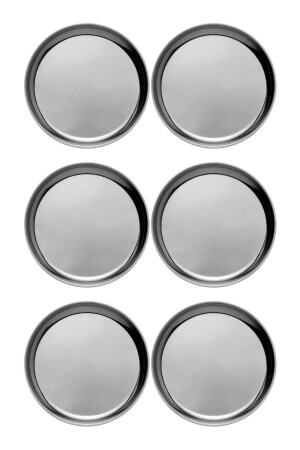 Mini Metal Snack Bowl, Sauce Bowl, Turkish Delight Bowl, Mini Presentation Plate - 14 Cm - 6 Pieces Mini Metal Snack Bowl 6 Bowls - Kitchen Design Lab