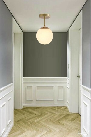 Mini Modern Living Room - Kitchen - Bedroom Glop Glass Gold Antique Single Ceiling Plophonier Chandelier - Modavize