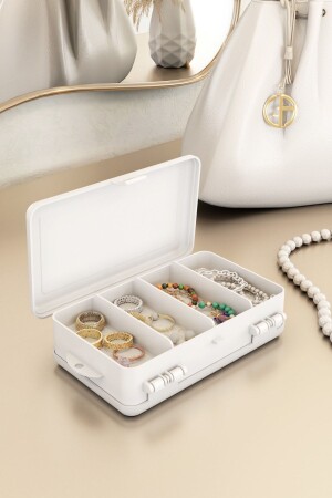 Mini Multi-Purpose Double Compartment Jewelry and Accessory Box Organizer - Pufwin Home