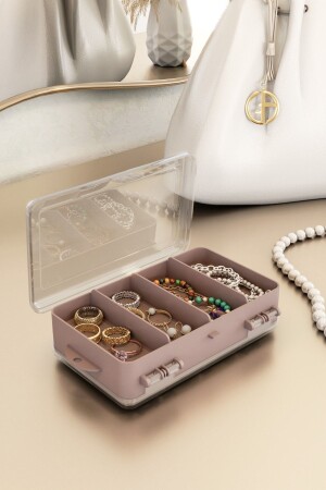 Mini Multi-Purpose Double Compartment Jewelry and Accessory Box Organizer - Pufwin Home