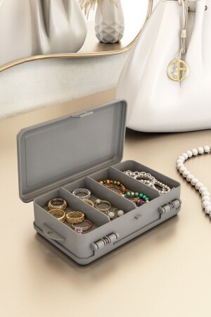 Mini Multi-Purpose Double Compartment Jewelry and Accessory Box Organizer - Pufwin Home