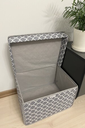 Mini Multi-Purpose Storage Box-box Storage Bag-box-organizer-toy Box Gray Chain Pattern 30x40x25 - Vaybe