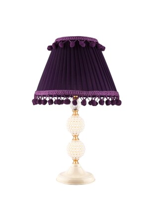 Mini Perla Series Lena Lampshade with Organza Pompom Head - Fivorno Aydınlatma