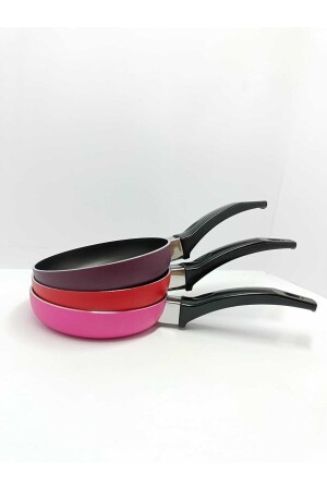 Mini-Soßenpfanne aus Teflon, 3er-Set (12 cm) SOSTAV12CM3LU - BK TRADER