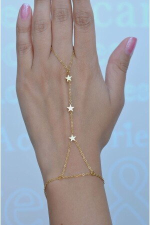 Mini Star Steel Shahmaran Gold Color - Sacce Scarves&Accessories