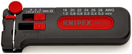 Mini wire stripping tool KNIPEX 1280100SB - Knipex