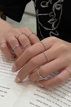 Minimal Combination Set of 9 Rings 1043 - Ervalina