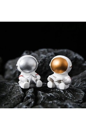 Minimal Decorative Astronauts Figurine Sculpture Object - Linecraft