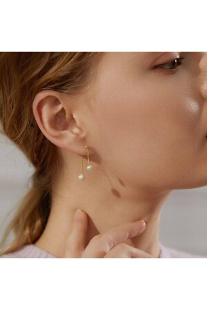 Minimal Earrings with Real Pearls Yeniküpe027 - MİRSTAR