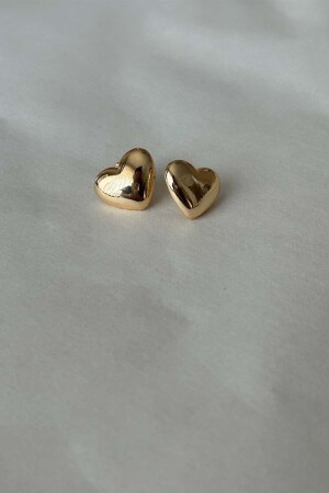 Minimal Heart Earrings - Amore.İst Store