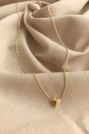 Minimal Heart Necklace Gold Color - Ek Design