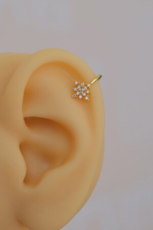 Minimal Pole Star Earring Cartilage Earring - Sacce Scarves&Accessories