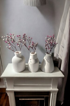 Minimales Vasen-Set – Figur – Vase – Dekorationsartikel - Dry Wood