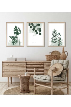 Minimalist Painting Set with Wooden Frame huhu193 - huhuli