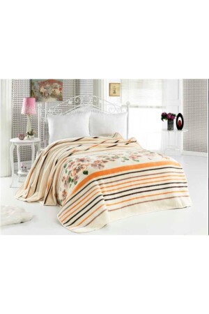 Mink Lacasa Luxury Mink Single Beige Blanket 160x220 Amp; Both Blanket and Bedspread & GH530 - Sesli