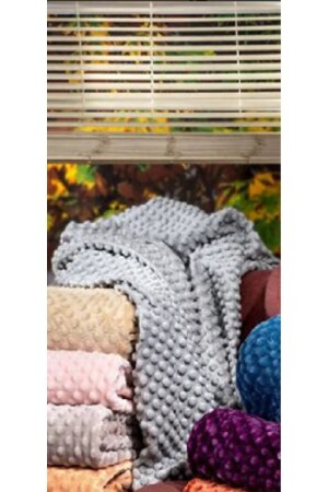 Mink Tomurcuk Blanket Large Size 200x220 - Gençev Home Collections