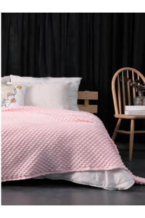 Mink Tomurcuk Blanket Large Size 200x220 - Gençev Home Collections