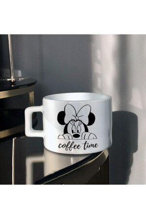 Minni Mause Coffee Time Design Printed Tea-Coffee Cup he-ç-348 - Hediyexpres