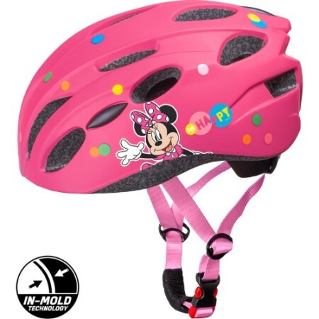 MINNIE kaskı, kalıplı 52-56 cm, (pembe) - Dvirtex