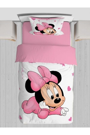 Minnie Mouse Baby and Children's Room Single Duvet Cover Set - Bebaks