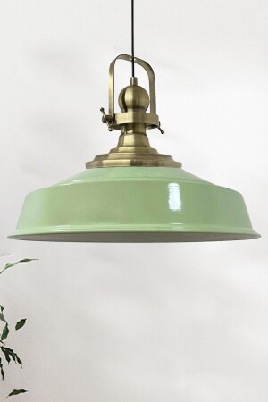 Mint Green Noble Single Chandelier Antique Headboard Retro Pendant Lamp Cafe Living Room Chandeliers BMM2013 - Bamyum