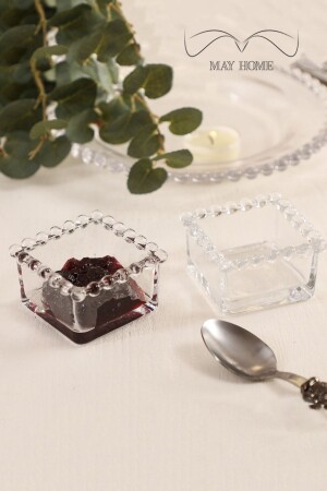 Miny Quadratische Glas-Snackschale 6 Stück may477 - MAY HOME