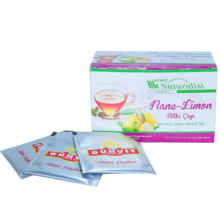 Minz-Zitronen-Kräutertee 20 gefilterte Beutel - 9
