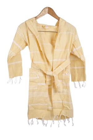 Mira Home Hooded Children's Peshtemal Bathrobe 100 Cotton - Mevababy
