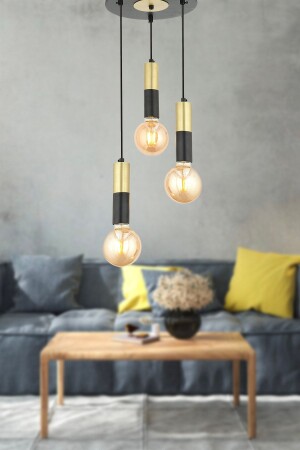 Miranda 3-Plus Pendant Lamp Antique Pendant Lamp Modern Young Room Kitchen Living Room Pendant Lamp Chandelier 7000-2075-3ES - Apliqa