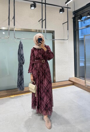 Miranda Dress - Burgundy - Duendeca