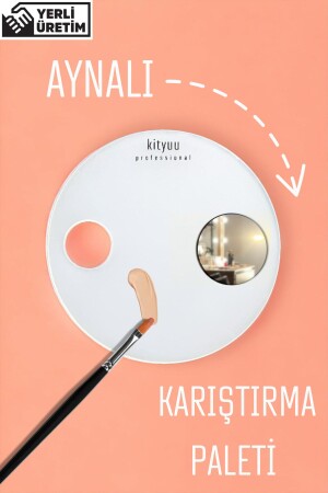 Mirrored Mixing Palette Round - Kityuu