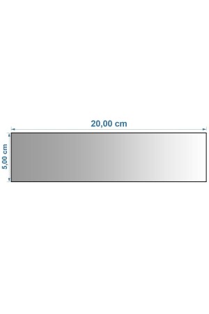 Mirrored Plexiglass Brick Patterned Wall Ornament Silver Color 5cmx20cm 15 Pieces - 4