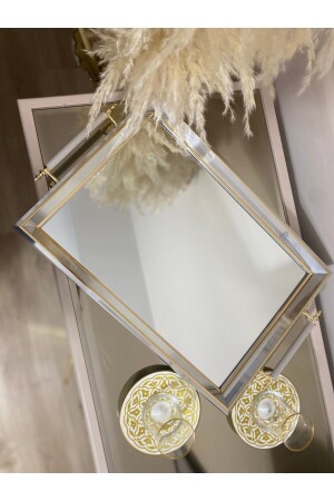 Mirrored Presentation Tray,mirror Tea Tray,luxury Tea Tray,engagement Tray Mirrored tray - Sillage Home