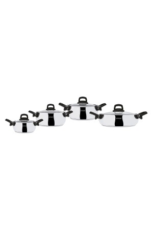 Mısra 8 Piece Steel Cookware Set 600. 15. 01. 3198 - Emsan