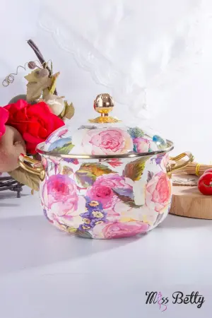 Miss Betty Rose Deluxe Emaye 20 Cm Derin Tencere - Miss Betty