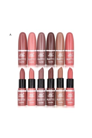 Miss Galina Matte Lippenstift-Set mit 6 Stück - Makeuptime