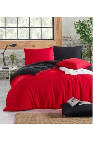 Miss Linda Home Wende-Doppelbettbezug-Set aus 100 % Baumwolle TYC00492357416 - miss linda home collection