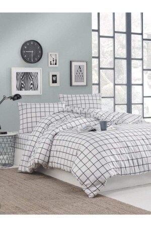 Miss Linda Home Wende-Doppelbettbezug-Set aus 100 % Baumwolle TYC00492369666 - miss linda home collection