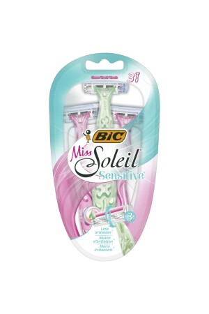 Miss Soleil Sensitive Women's Razor 3-Piece (3 Blades) - Bic