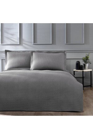 Mist Double Bedspread Set Gray - Linens