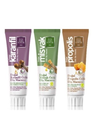 Miswak+clove+propolis Toothpaste 75ml 3 Pieces P1951S9194 - Eyüp Sabri Tuncer