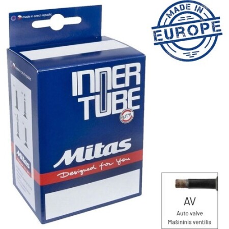 Mitas marka bisiklet lastiği iç lastiği, 27.5x1.50-2.00 (37/54-622) AV 40 mm - Mitas