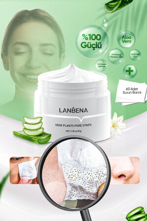 Mitesserband und Mitessermaske Nasenpflanzen - Lanbena