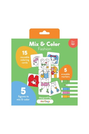 Mix & Color: Fashion - Mix and Color Fashion Puzzle MRK012 - moritoys