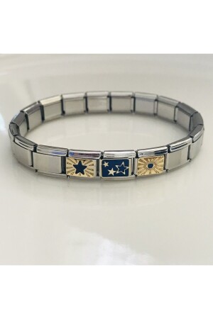Mix Steel Bracelet with Italian Charm - Mercan Aksesuar