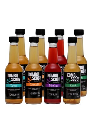 Mixed - Kombucha 8 Pieces X 250 ml - Kombuscoby Kombucha