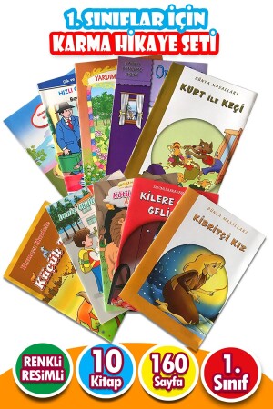 Mixed Story Set 10 Books for Preschool and 1. Class - Top Yayıncılık