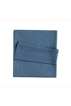 Mix&Match-Bettlaken aus Baumwollsatin für King-Size-Betten, Indigo - Linens