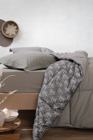 Mix&match Thalia Double Duvet - Anthracite - Yataş