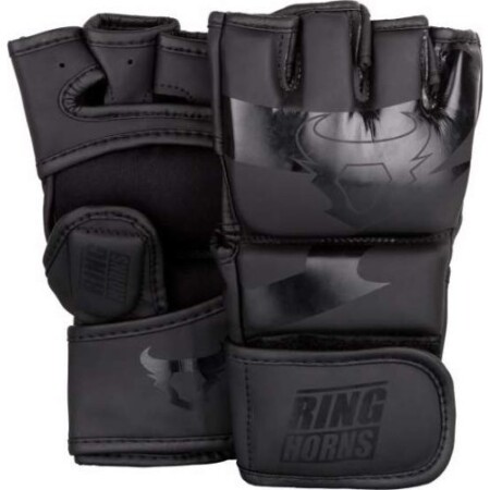 MMA gloves Ringhorns Charger - Black/Black - Ringhorns